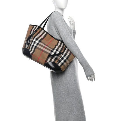 Burberry House Check Medium Canterbury Tote Black 2 of 13