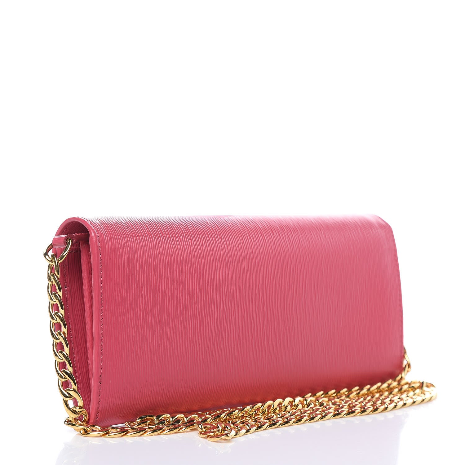 Prada Vitello Move Chain Wallet Peonia 3 of 10