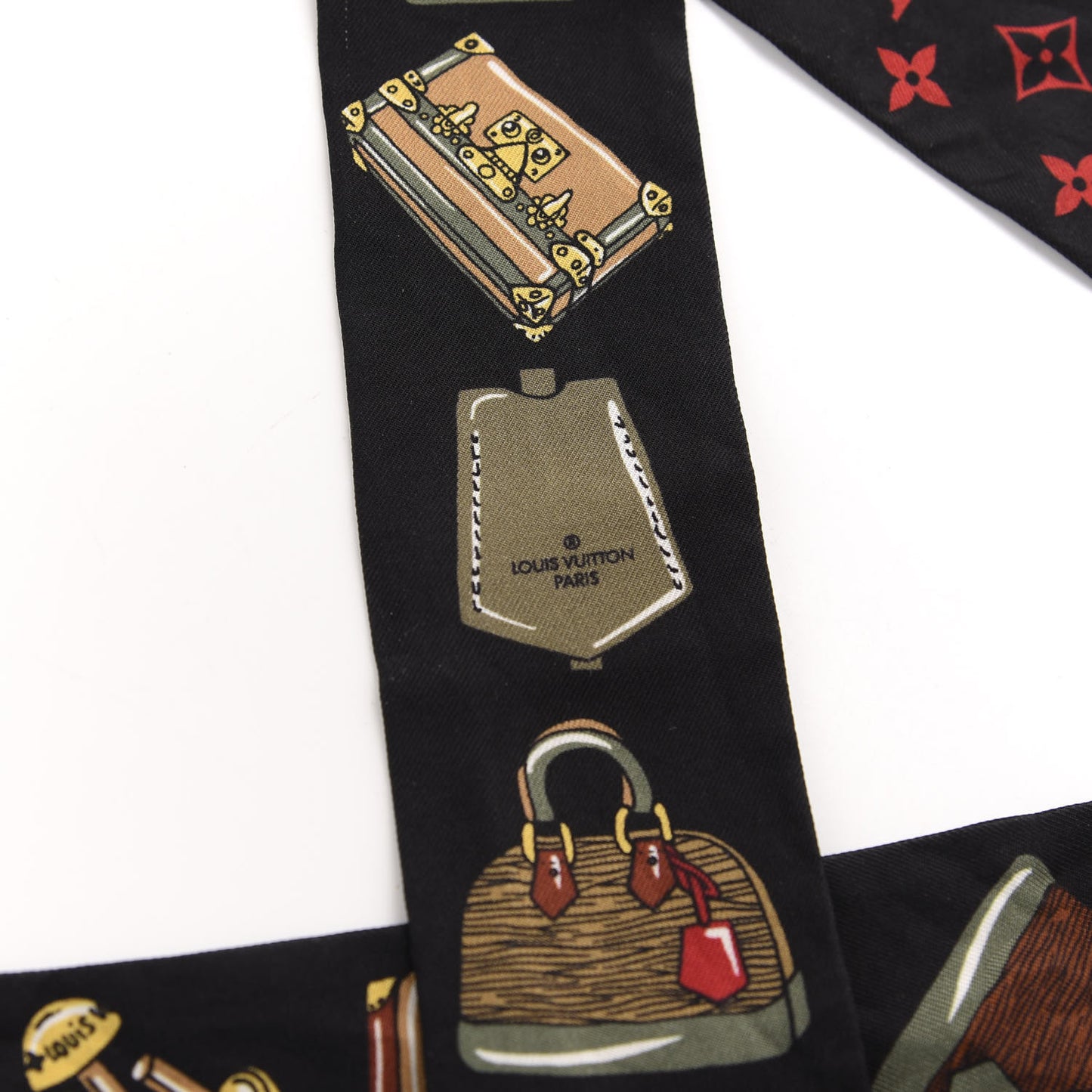 Silk Monogram Essentials LV BB Bandeau Black