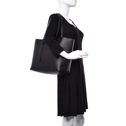Saint Laurent Calfskin Large Shopping Tote Black 2 of 10