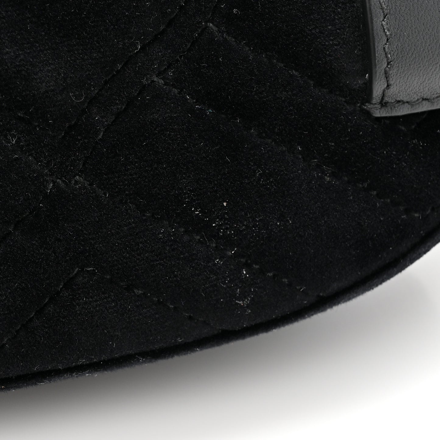 Velvet Matelasse GG Marmont Belt Bag 75 30 Black