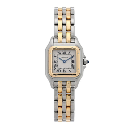 Cartier Stainless Steel 18K Yellow Gold 22mm Panthere Quartz Watch 1 of 5