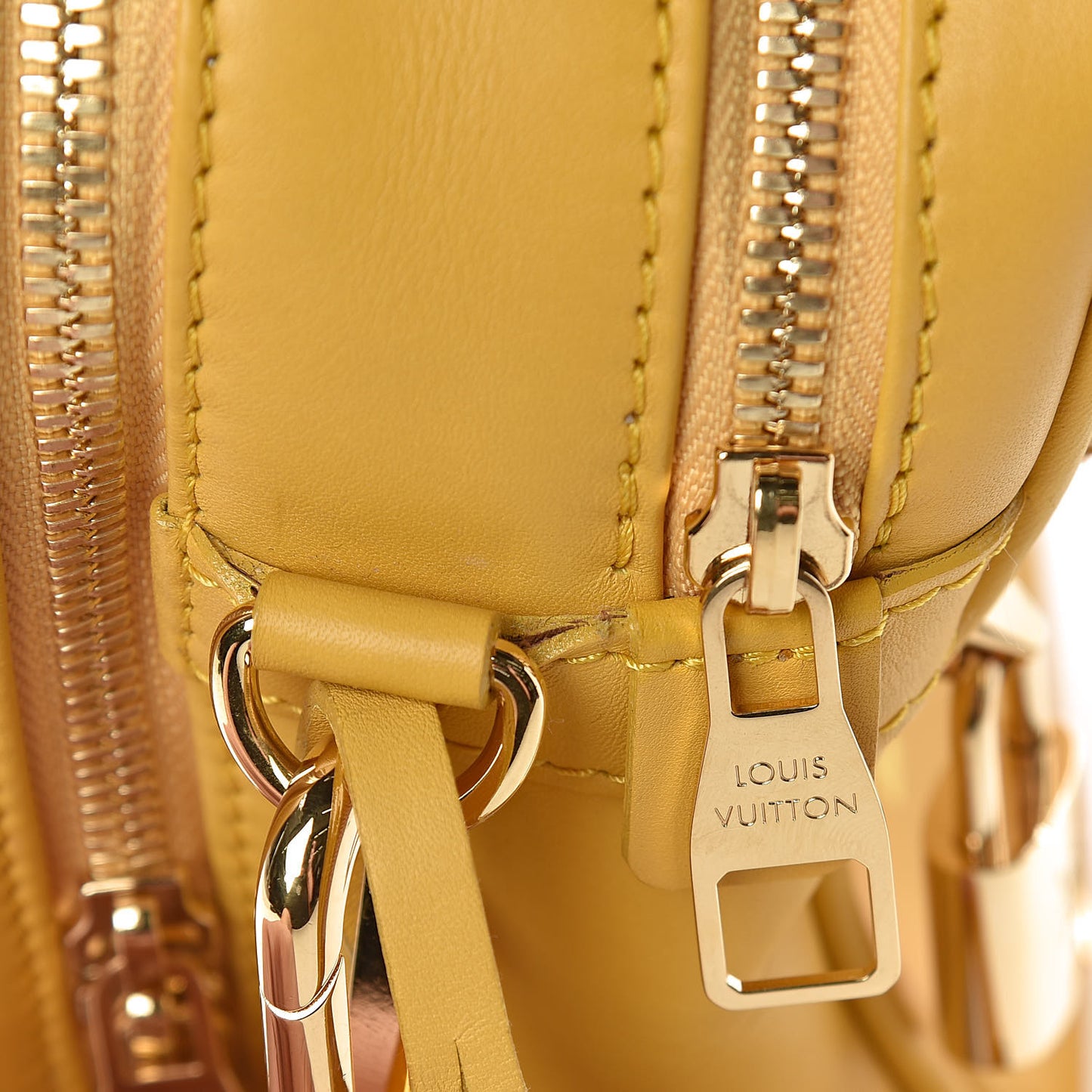 Supple Calfskin Paname Take Off Flight Bag Yellow