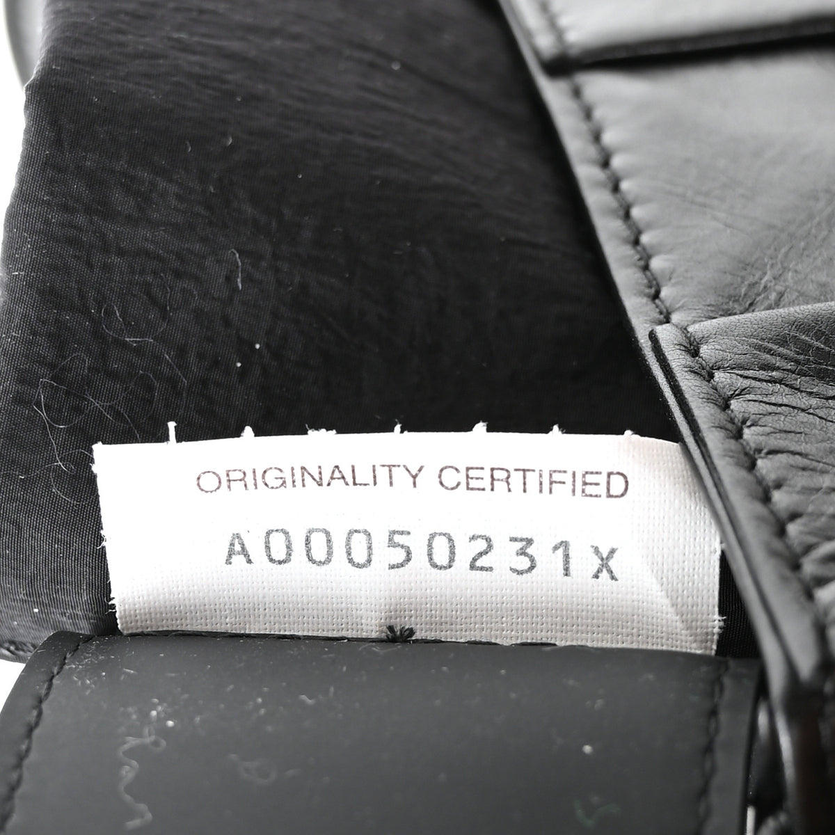 Bottega Veneta Paper Calfskin Maxi Intreccio Cassette Crossbody Bag Black 6 of 9