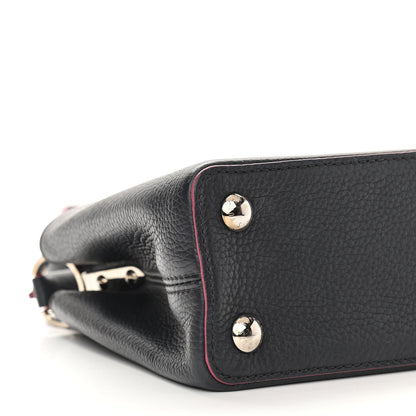 Louis Vuitton Taurillon Capucines PM Black 10 of 12
