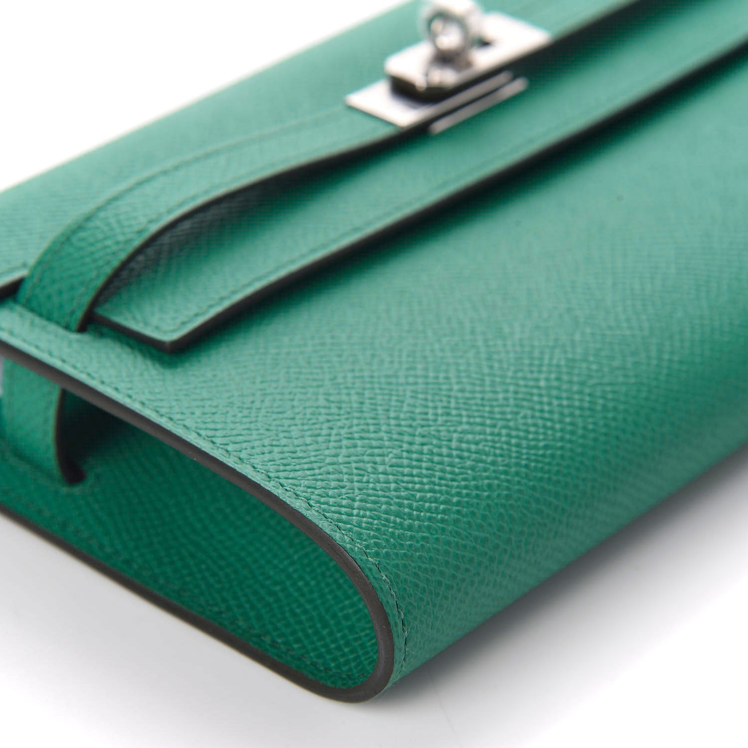 Hermes Epsom Kelly Wallet To Go Vert Jade Bleu Brume 6 of 10