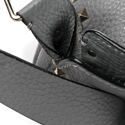 Valentino Garavani Pebbled Calfskin Small Rockstud Flip-Lock Messenger Bag Pebble 13 of 17