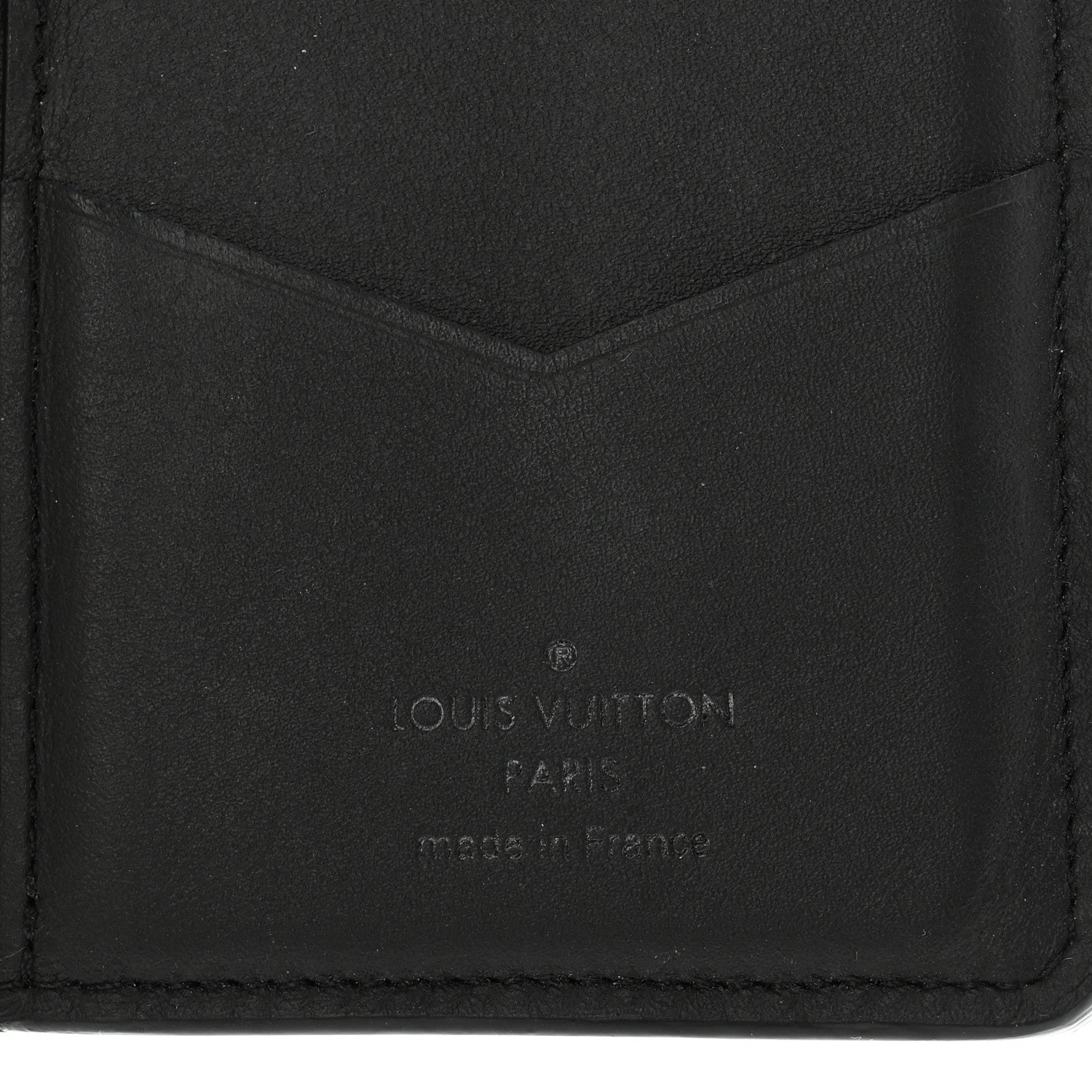 Louis Vuitton Calfskin Monogram Shadow Pocket Organizer Black 6 of 7