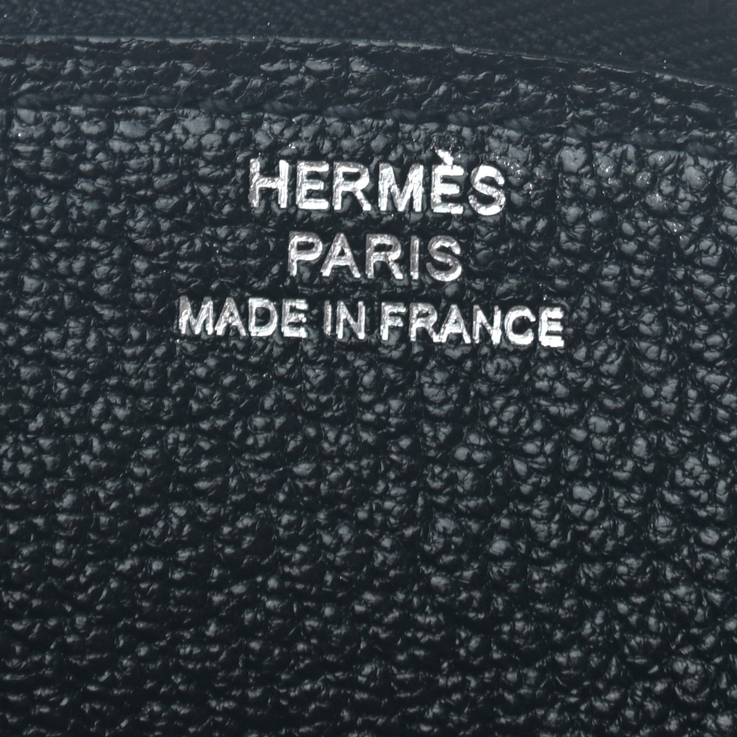 Hermes Chevre Mysore Paddock Change Purse Black Caramel 6 of 6