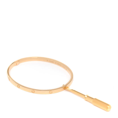 Cartier 18K Yellow Gold Small LOVE Bracelet 18 4 of 6