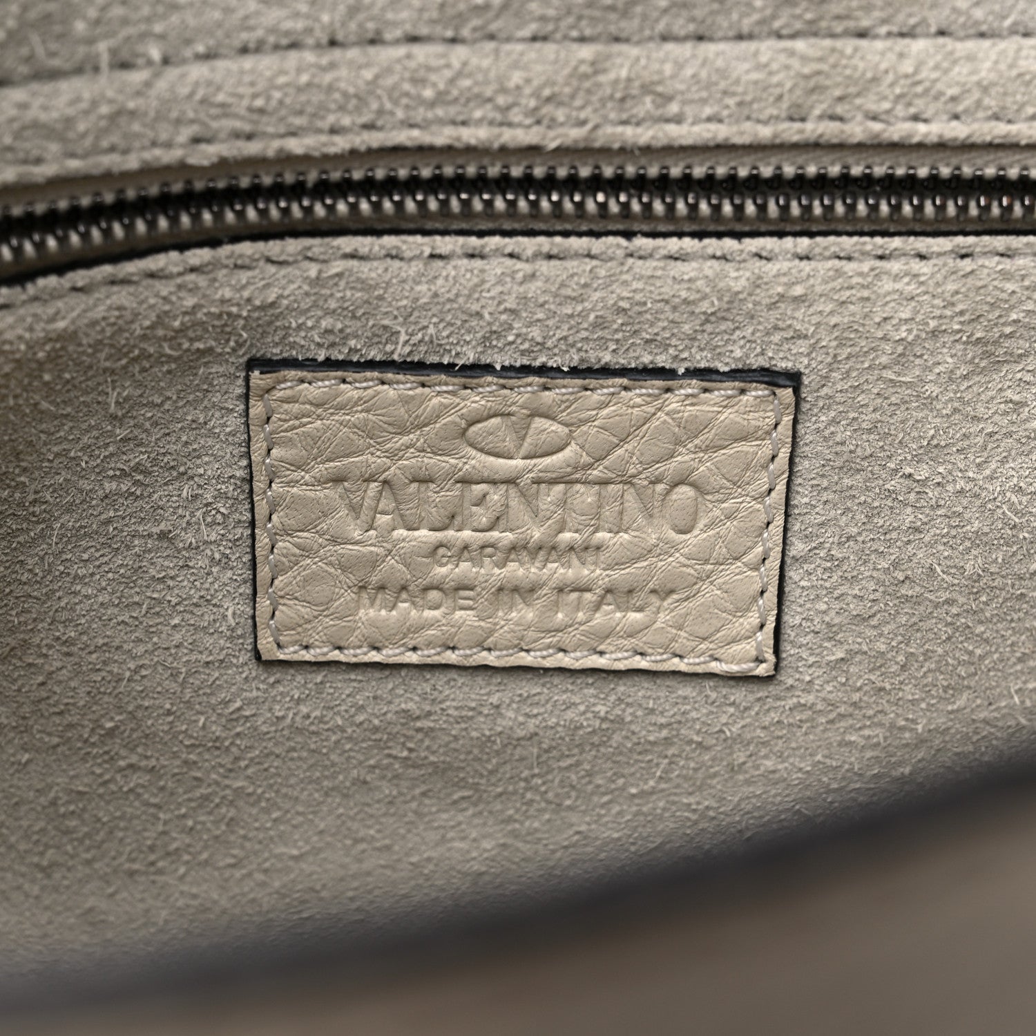 Valentino Garavani Grained Calfskin Rockstud Top Handle Flap Shoulder Bag Light Ivory 5 of 7