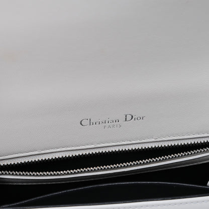 Christian Dior Patent Micro-Cannage Small Diorama Flap Bag White 6 of 21