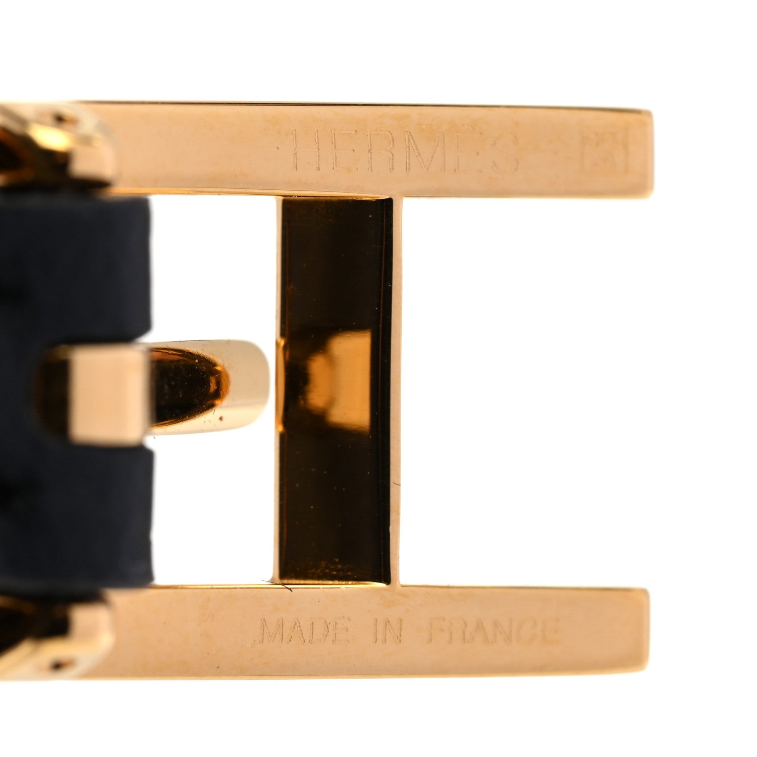Hermes Chamonix Behapi Double Tour Bracelet Black 4 of 5