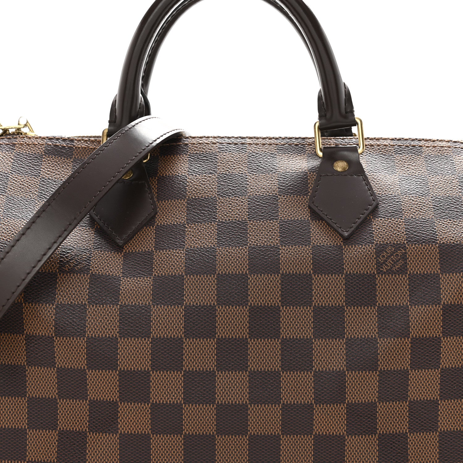 Louis Vuitton Damier Ebene Speedy Bandouliere 30 8 of 14