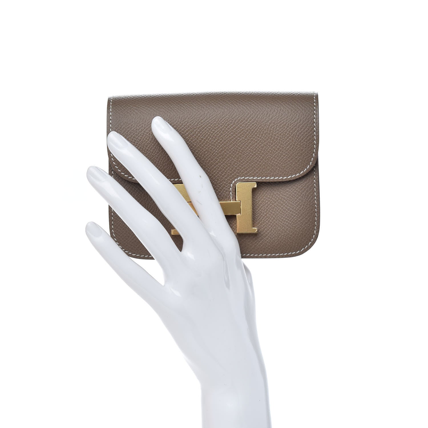 Hermes Epsom Constance Slim Wallet Etoupe 2 of 7