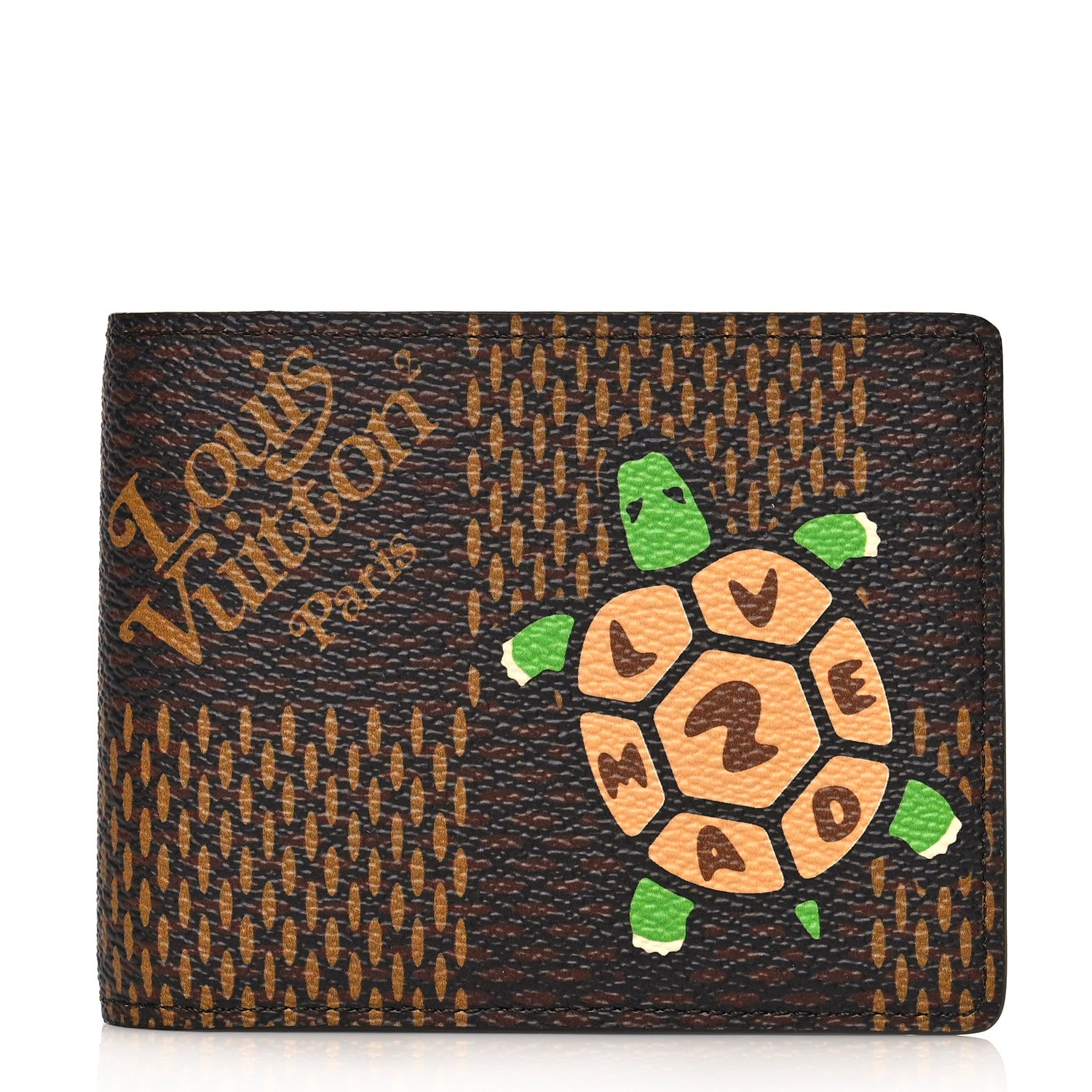 Louis Vuitton X NIGO Giant Damier Ebene Tortoise Multiple Wallet 1 of 7