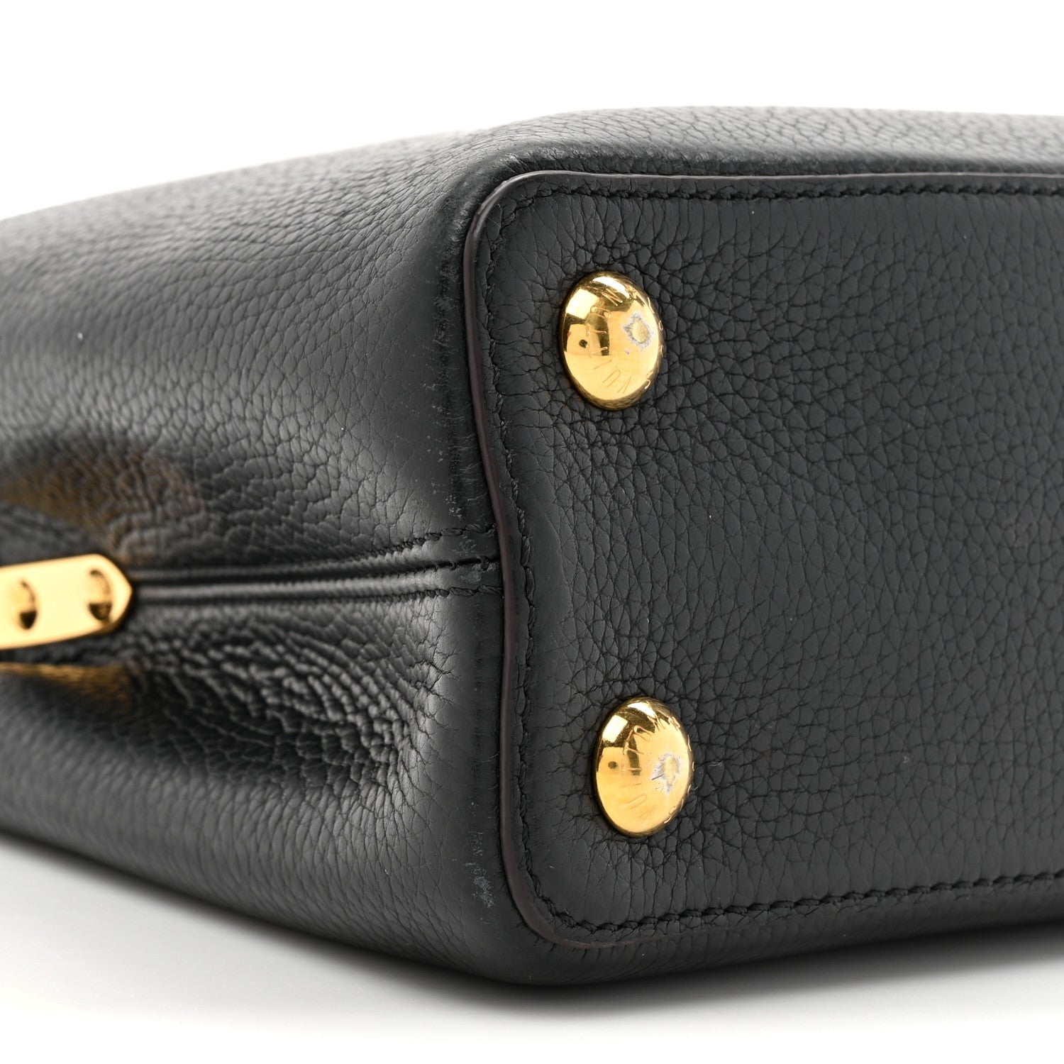 Louis Vuitton Taurillon Capucines BB Black 9 of 19