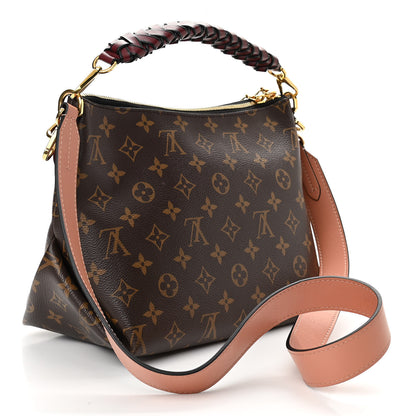 Louis Vuitton Monogram Beaubourg Hobo Mini Bordeaux Red Peach Safran Blue Jean Blue 3 of 12