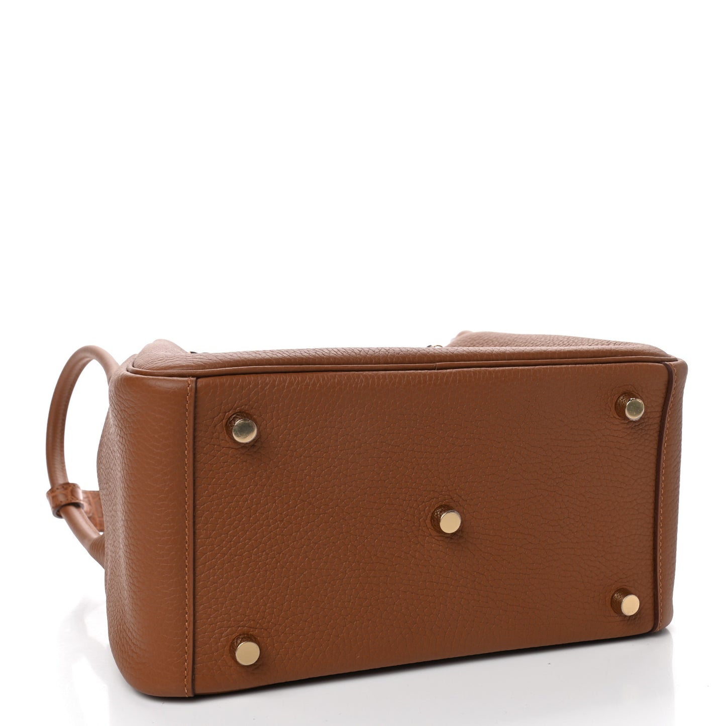 Taurillon Clemence Matte Niloticus Crocodile Touch Lindy 26 Gold