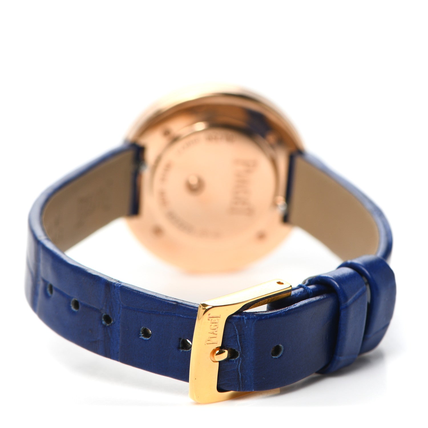 Piaget 18K Rose Gold Alligator Diamond Bezel 34mm Possession Quartz Watch 3 of 5
