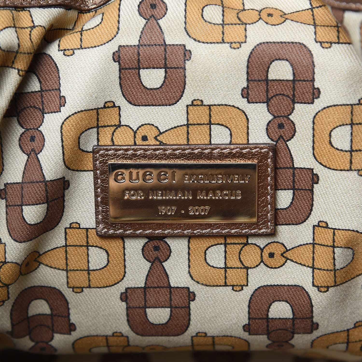 Gucci Metallic Guccissima Medium Britt Tote Gold 10 of 13