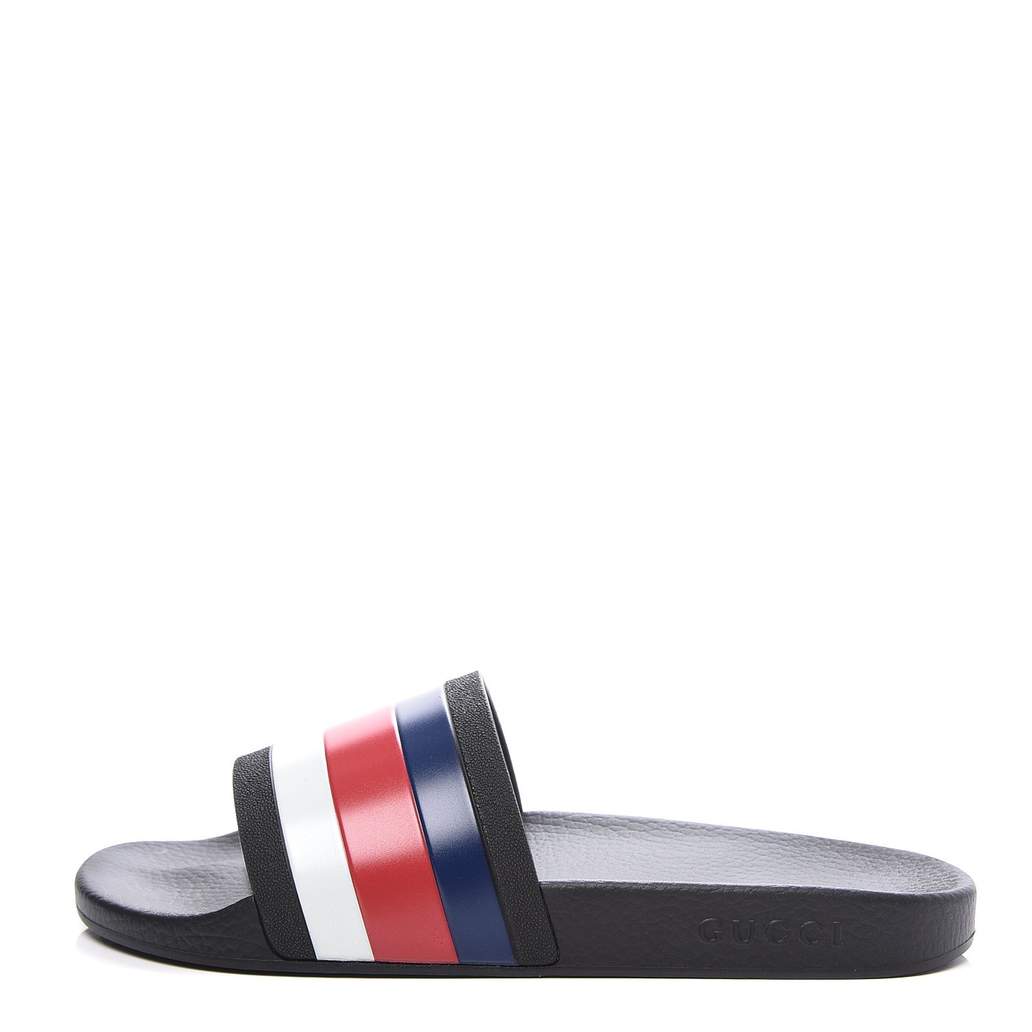 Rubber Web Mens Pool Slide Sandals 11 Black Mystic White Hibiscus Red Marine