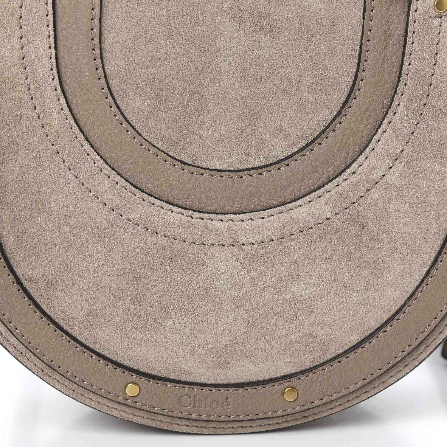 Chloe Calfskin Suede Small Pixie Bag Motty Grey 8 of 8