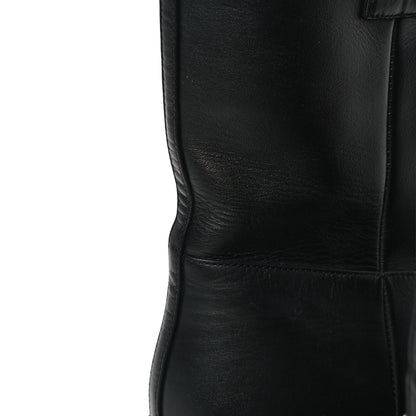 Chanel Calfskin CC Ankle Boots 38 Black 9 of 9