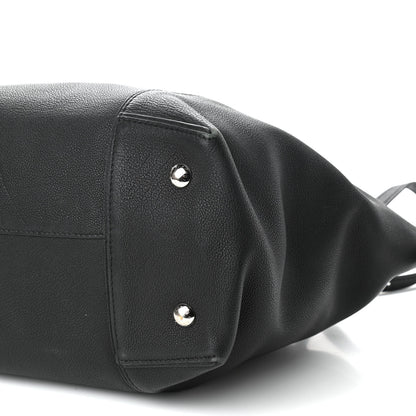 Louis Vuitton Veau Cachemire Soft Lockit MM Black 9 of 15