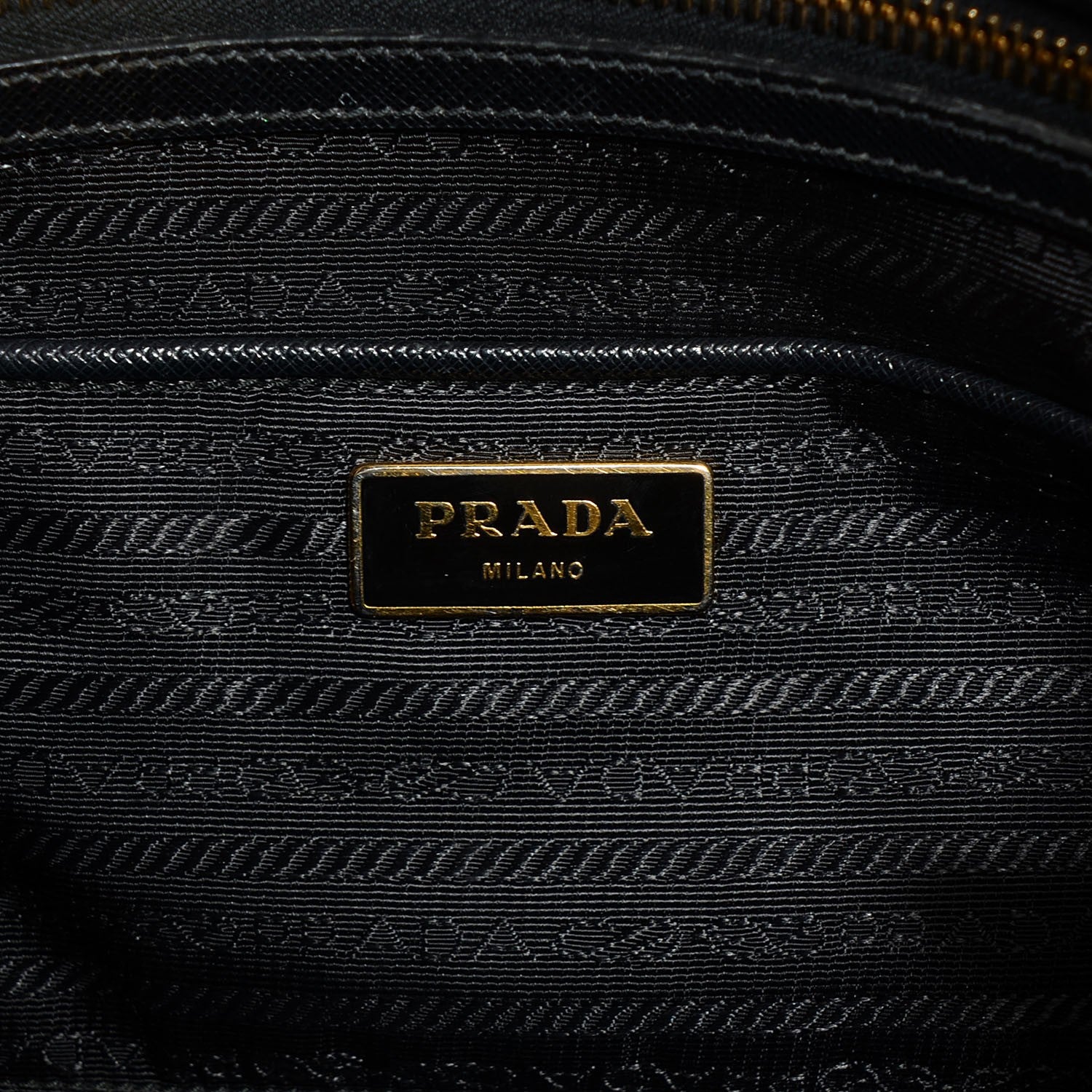 Prada Saffiano Lux Medium Double Zip Tote Nero Black 6 of 10