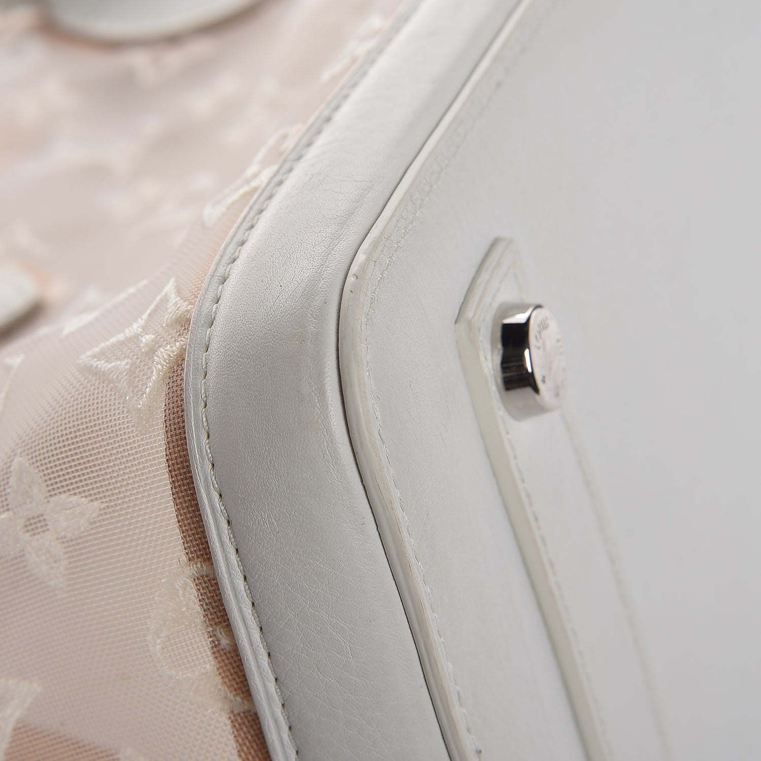 Louis Vuitton Monogram Transparence Lockit East-West White 14 of 15