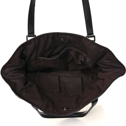 Gucci Horsebit Embossed Full Moon Tote Black 4 of 18