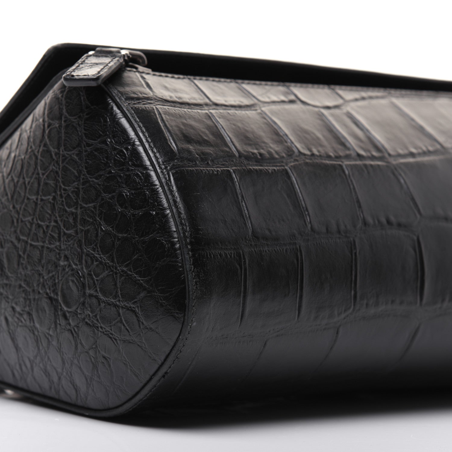 Givenchy Calfskin Crocodile Embossed Medium Pandora Box Crossbody Bag Black 6 of 28