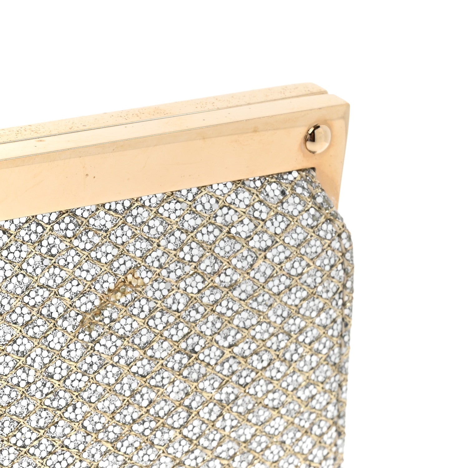 Jimmy Choo Glitter Fabric Camille Clutch Champagne 11 of 11