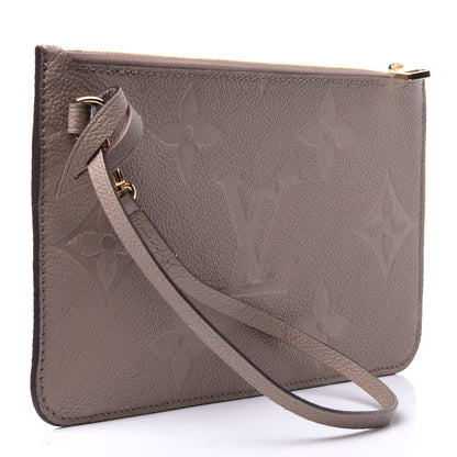 Louis Vuitton Empreinte Monogram Giant Neverfull MM Pochette Tourterelle 3 of 9