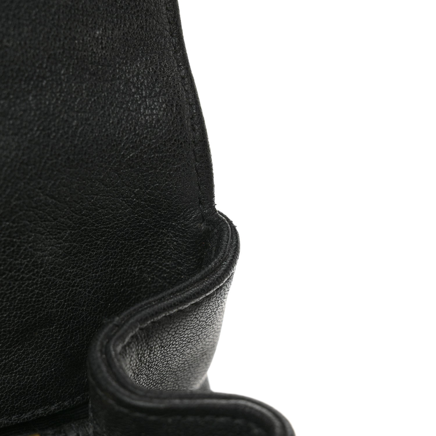 Saint Laurent Sheepskin Matelasse Chevron Monogram Medium College Bag Black 11 of 19
