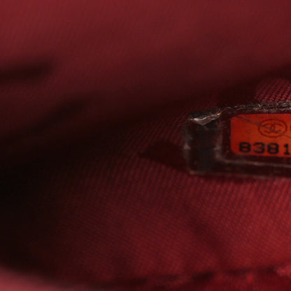 Chanel Calfskin Stitch Surpique Bowler Red 7 of 12