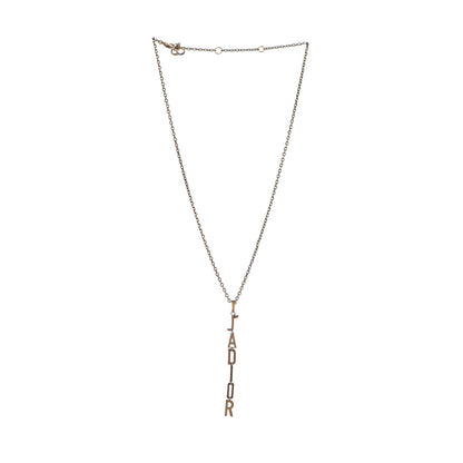 Christian Dior Metal J'Adior Long Necklace Aged Gold 3 of 6