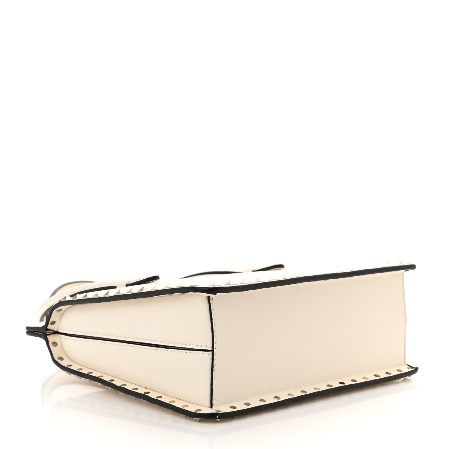 Valentino Garavani Vitello Rockstud Tote Ivory 4 of 12