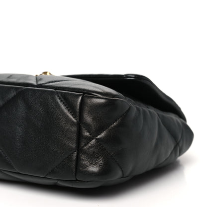 Chanel Lambskin Quilted Medium Chanel 19 Flap Black 10 of 10