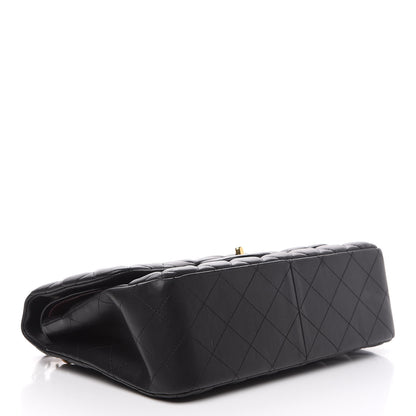 Chanel Lambskin Quilted Jumbo Double Flap Black 3 of 15
