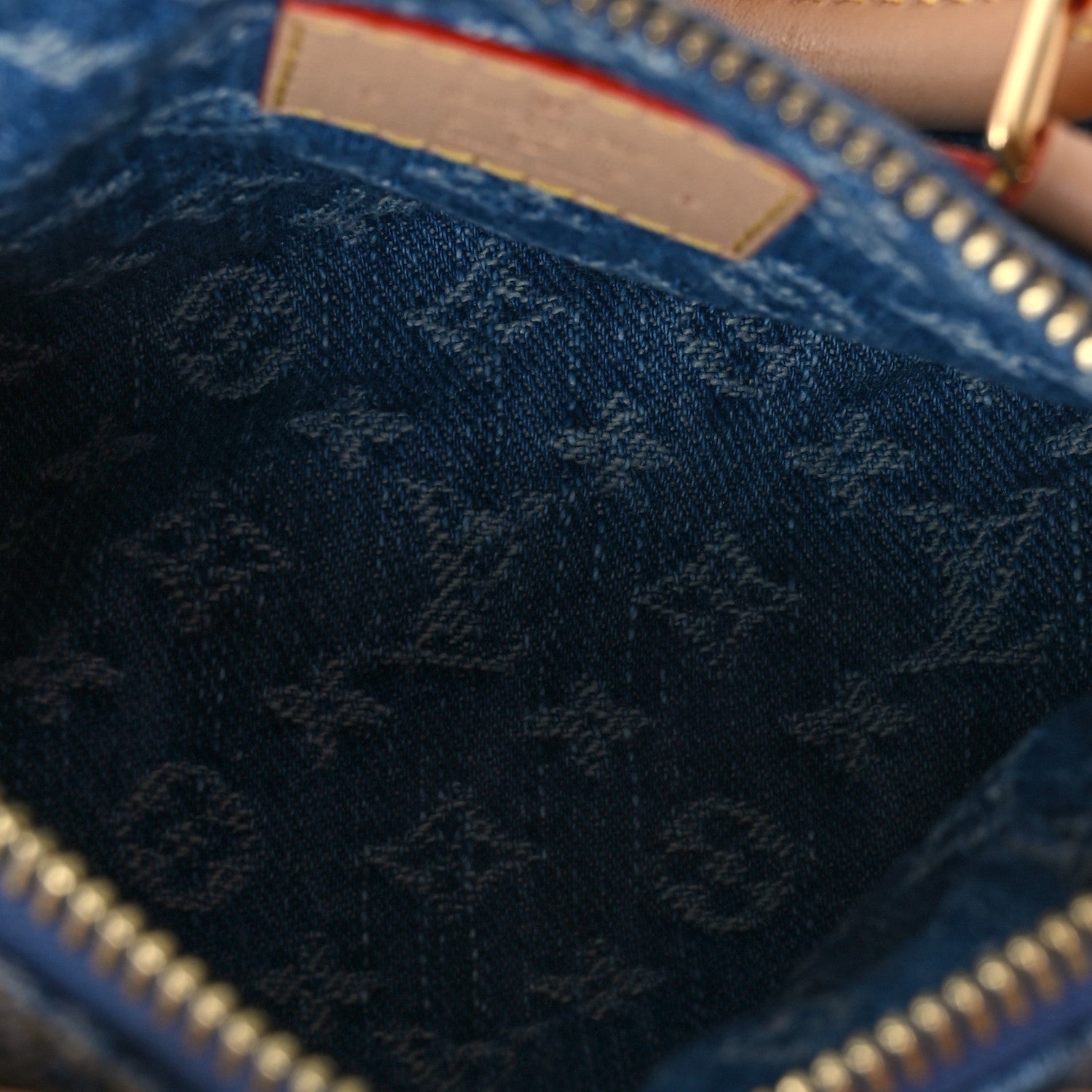 Louis Vuitton Monogram Denim Nano Speedy Blue 5 of 10