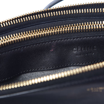 Celine Lambskin Large Trio Crossbody Bag Black 10 of 14