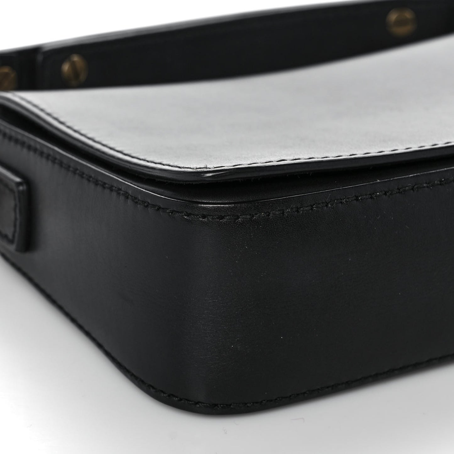 Calfskin J'Adior Flap Bag Black