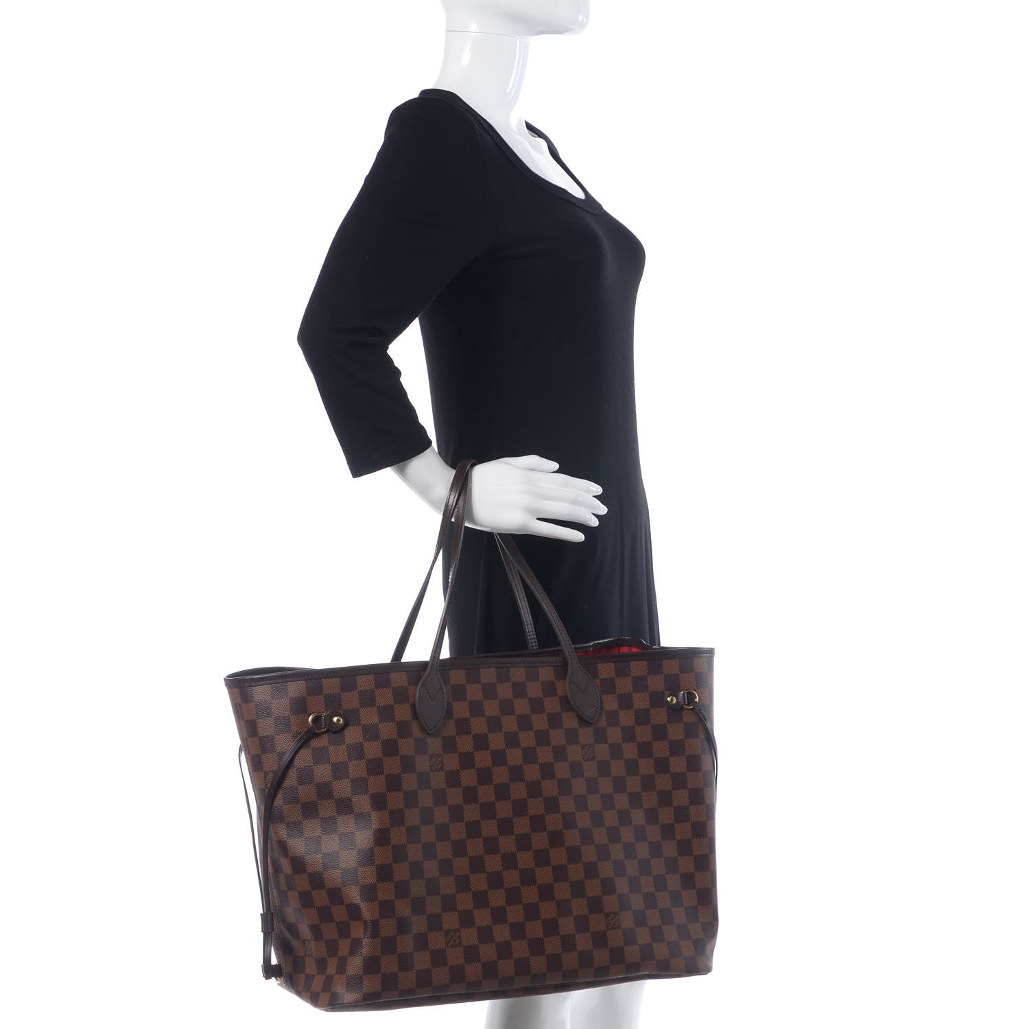 Louis Vuitton Damier Ebene Neo Neverfull GM 2 of 16
