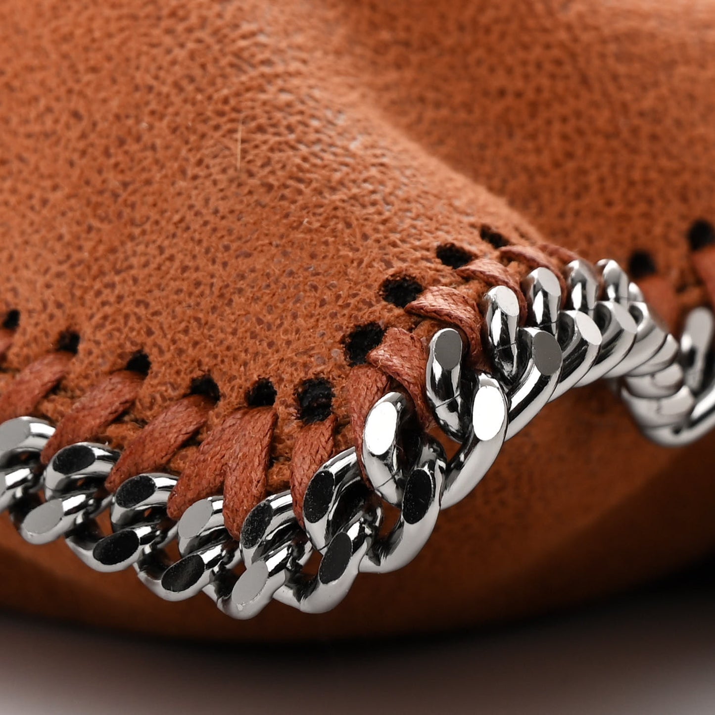 Shaggy Deer Falabella Tassel Flat Crossbody Brown