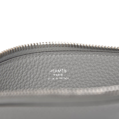 Hermes Togo Barar Pouch Gris Mouette 6 of 8