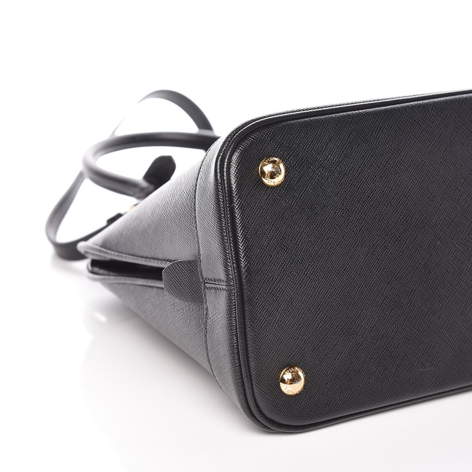 Prada Saffiano Lux Open Promenade Tote Black 9 of 10