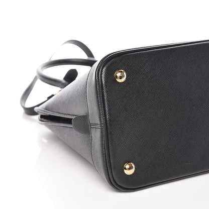 Prada Saffiano Lux Open Promenade Tote Black 9 of 10