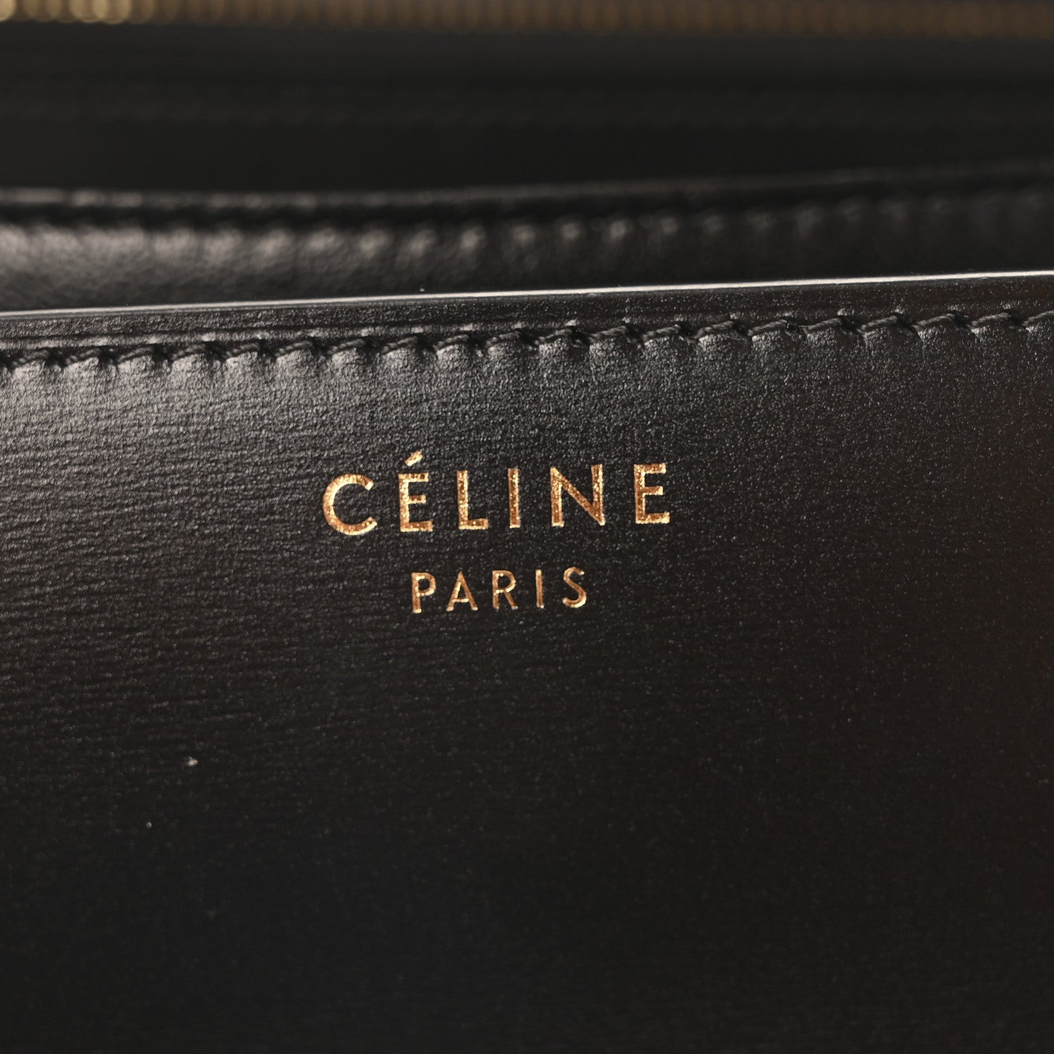 Celine Box Calfskin Medium Classic Box Flap Bag Black 6 of 10